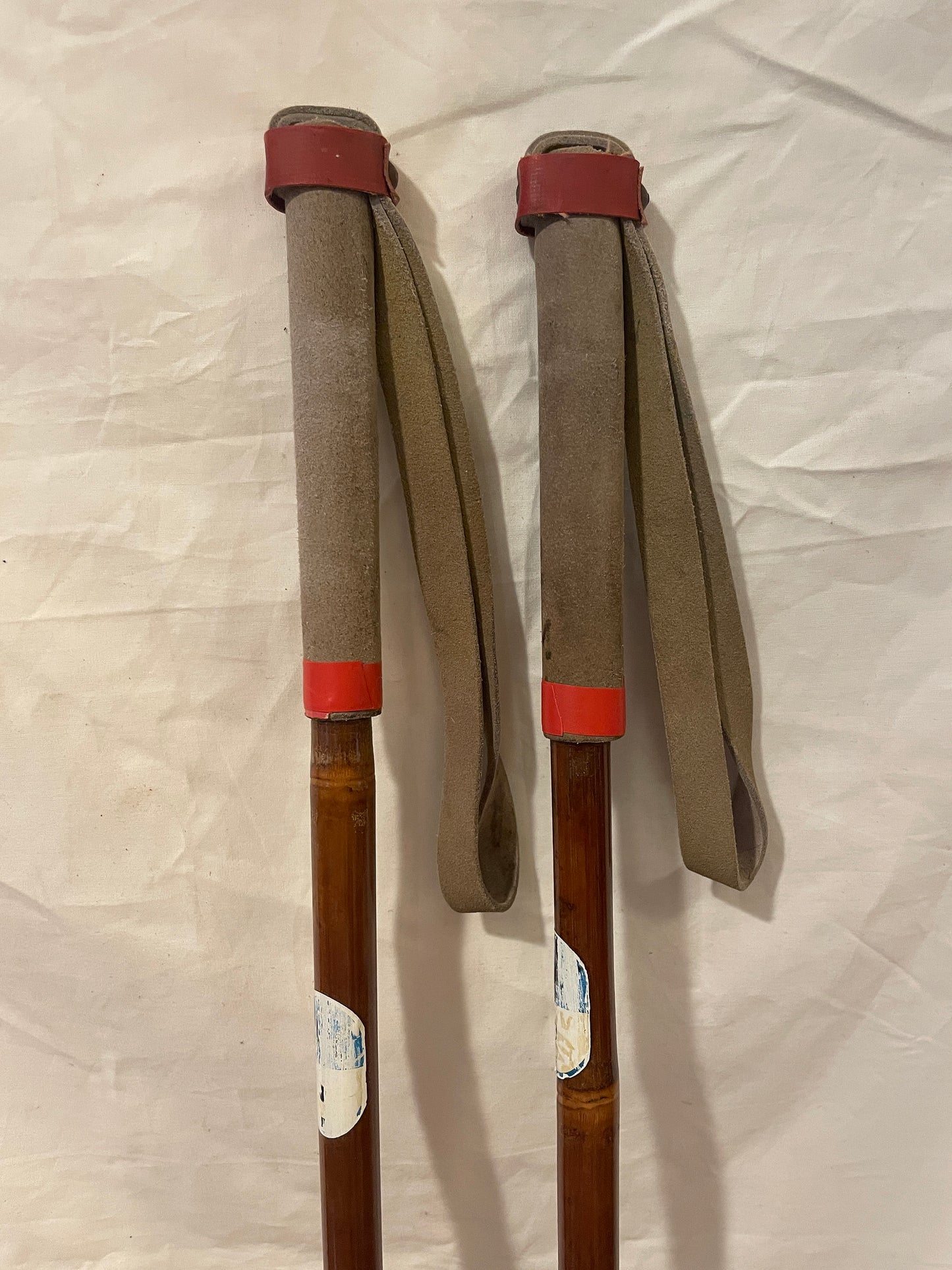 150cm "Korpela" Bamboo Cross-Country Ski Poles - FINLAND SUOMI FINLAND - 1960s