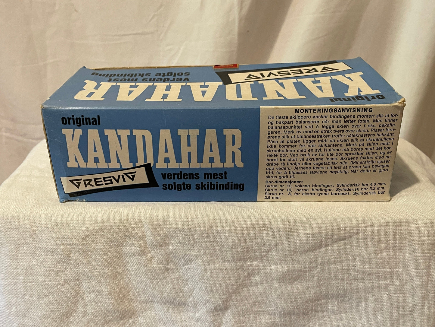 Gresvig Kandahar Cable Ski Bindings from Norway - 1960s/70 - Mod. 22002 Women's - New in Original Box!!!