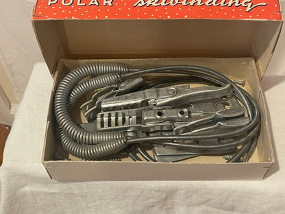 Bredesen & Jørgensen "Polar" Cable Ski Bindings from Norway - 1960s - Men's Size - New in Original Box!!!