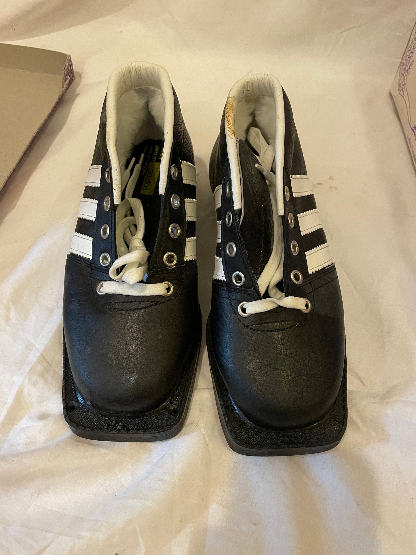 Size 36 (US Women's 5.5) Jette of Norway Early 1970s LEATHER Cross-Country Ski Boots - New Old Stock - New New New