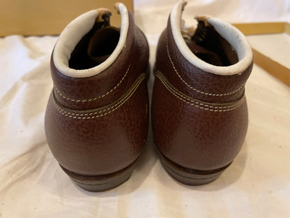 Size 38 (US Women's 7.5) Gresvig of Oslo 1960s ALL LEATHER Cross-Country Ski Boots - New Old Stock - New New New