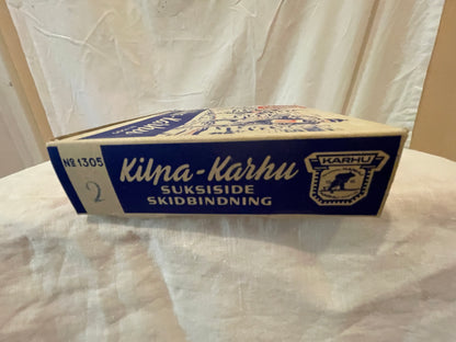 Vintage Karhu of Finland 4-Pin Cross-Country Ski Racing Bindings - RARE RARE RARE