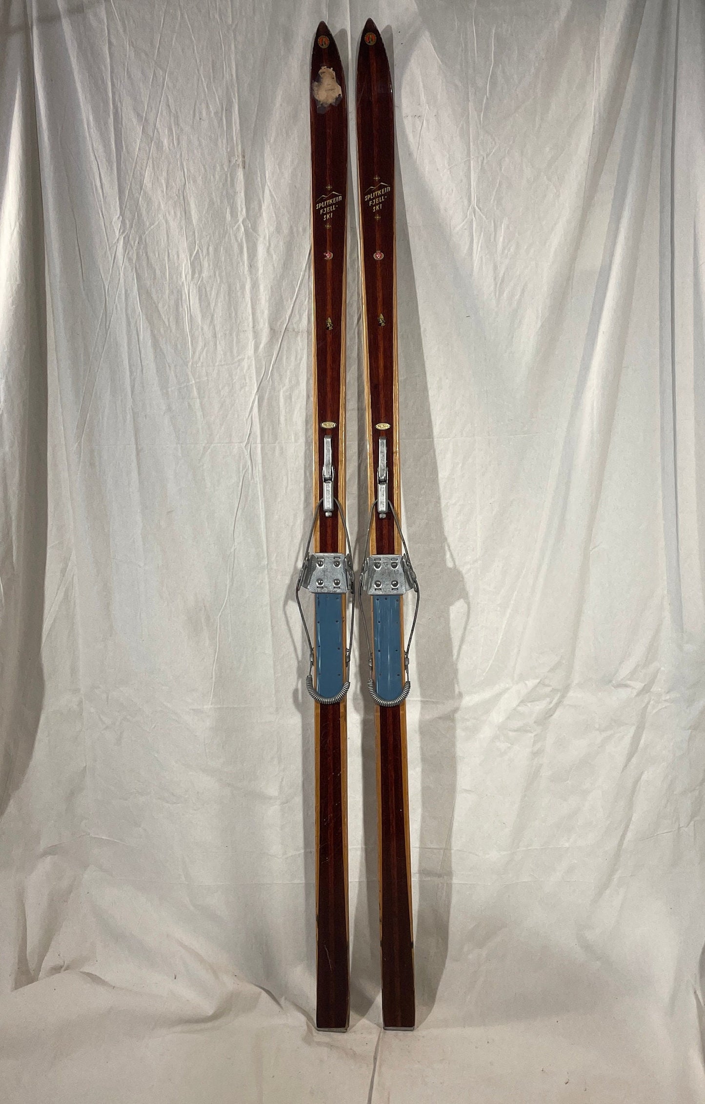 210cm Splitkein "Fjellski" Mountain Skis - Metal Edges - RARE RARE RARE - Just Discovered in Bergen, Norway!!!!