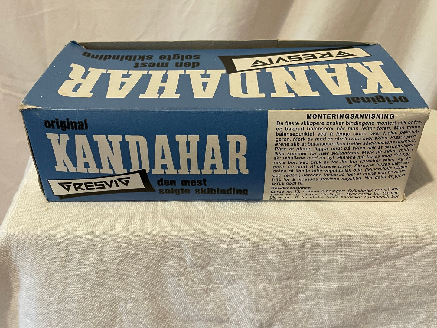 Gresvig Kandahar Cable Ski Bindings from Norway - 1960s/70 - Mod. 22011 Women's - New in Original Box!!!