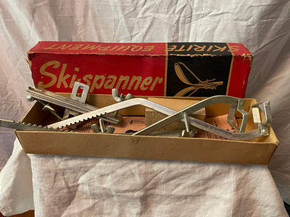 Vintage "Ski Spanner" Wood Ski Tip Protector - REALLY OLD - 1940s