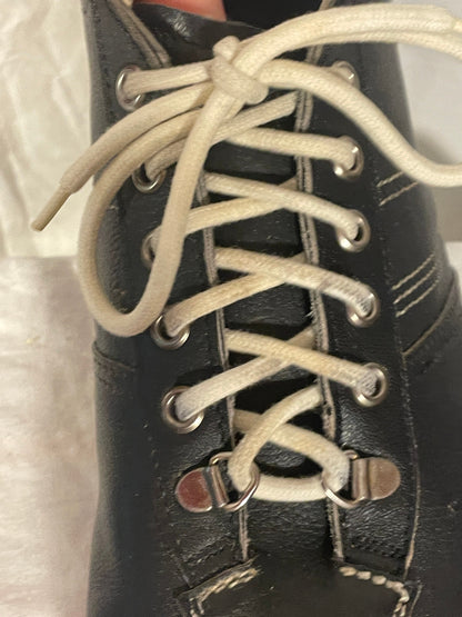 Size 45 (US Men's 11.5) - 1960s Hirvi of FINLAND All-Leather Cross-Country Ski Boots