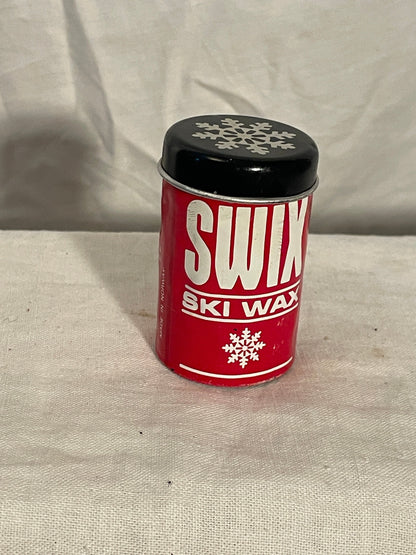 1960s Swix "Metal Cap" Hard Wax Tin - Unused