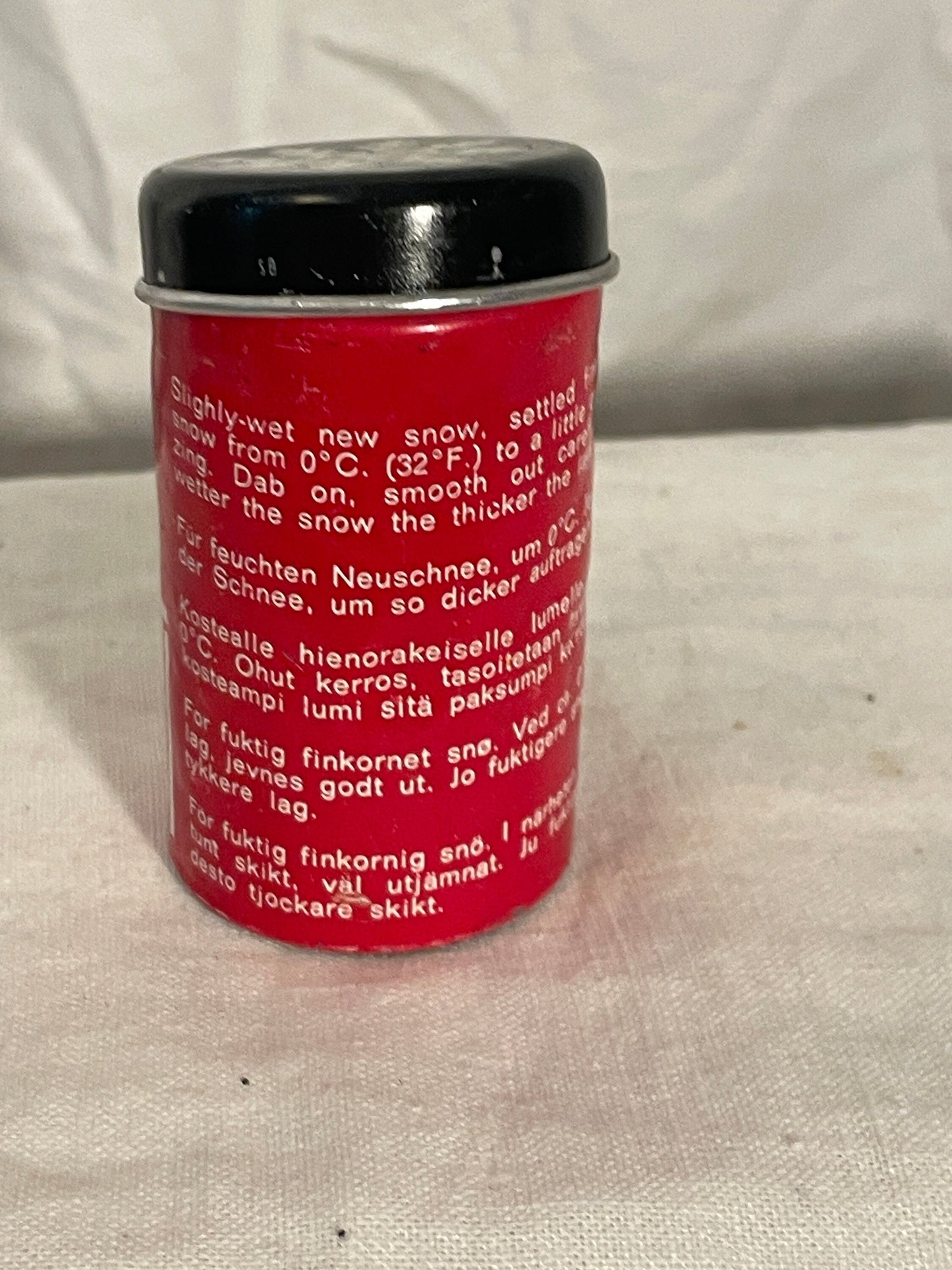 1960s Swix "Metal Cap" Hard Wax Tin - Unused
