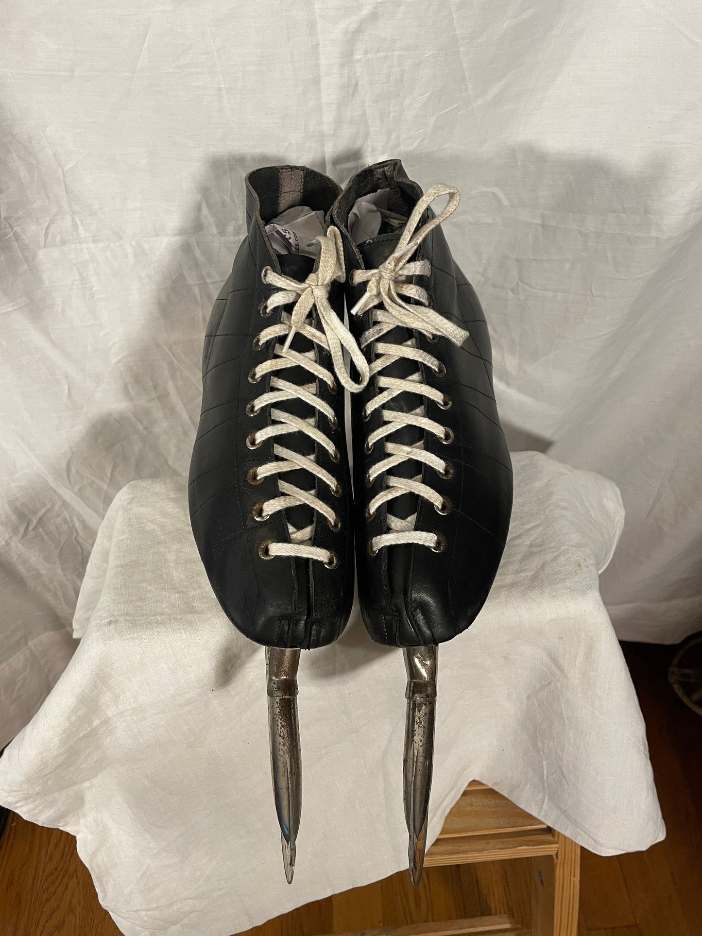 Sz 42 (US Men's 8.5) 1960s Vintage "Ving" Speed Skates from Norway