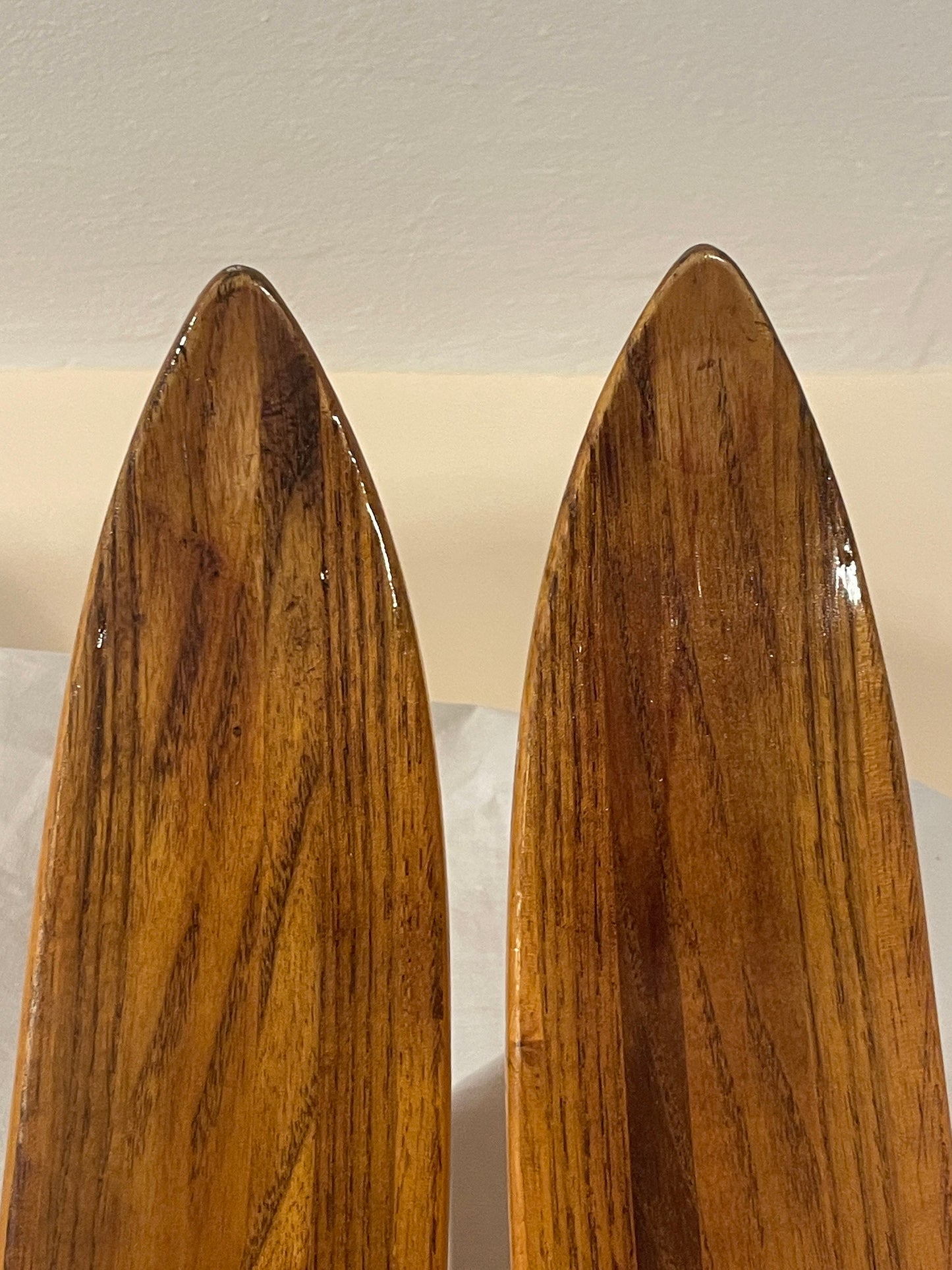 215cm Splitkein Early 1960s Wood Cross-Country Touring Skis - from NORWAY!!!