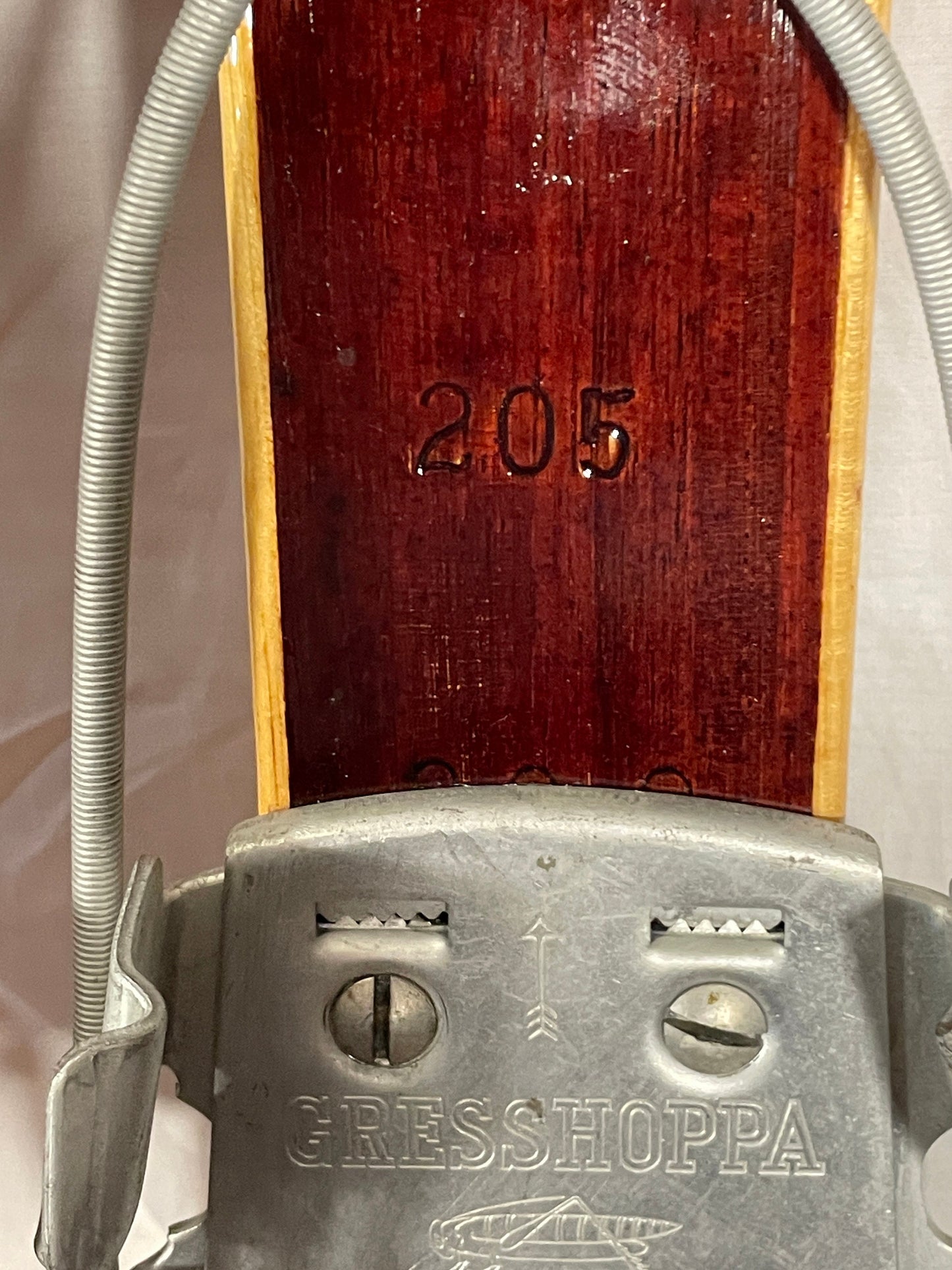 205cm Madshus "Clipper" Cross-Country Touring Skis - early 1960s - BARELY USED!!!