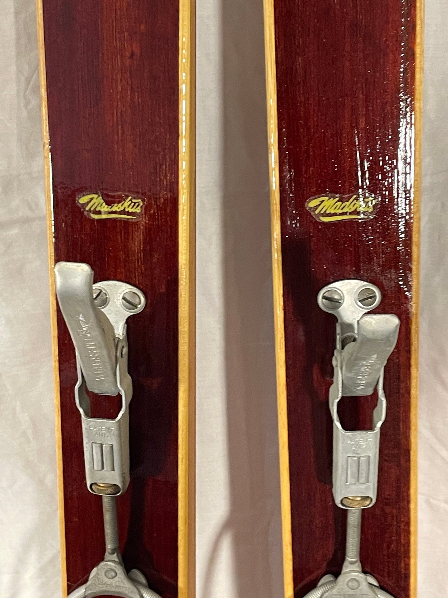 205cm Madshus "Clipper" Cross-Country Touring Skis - early 1960s - BARELY USED!!!