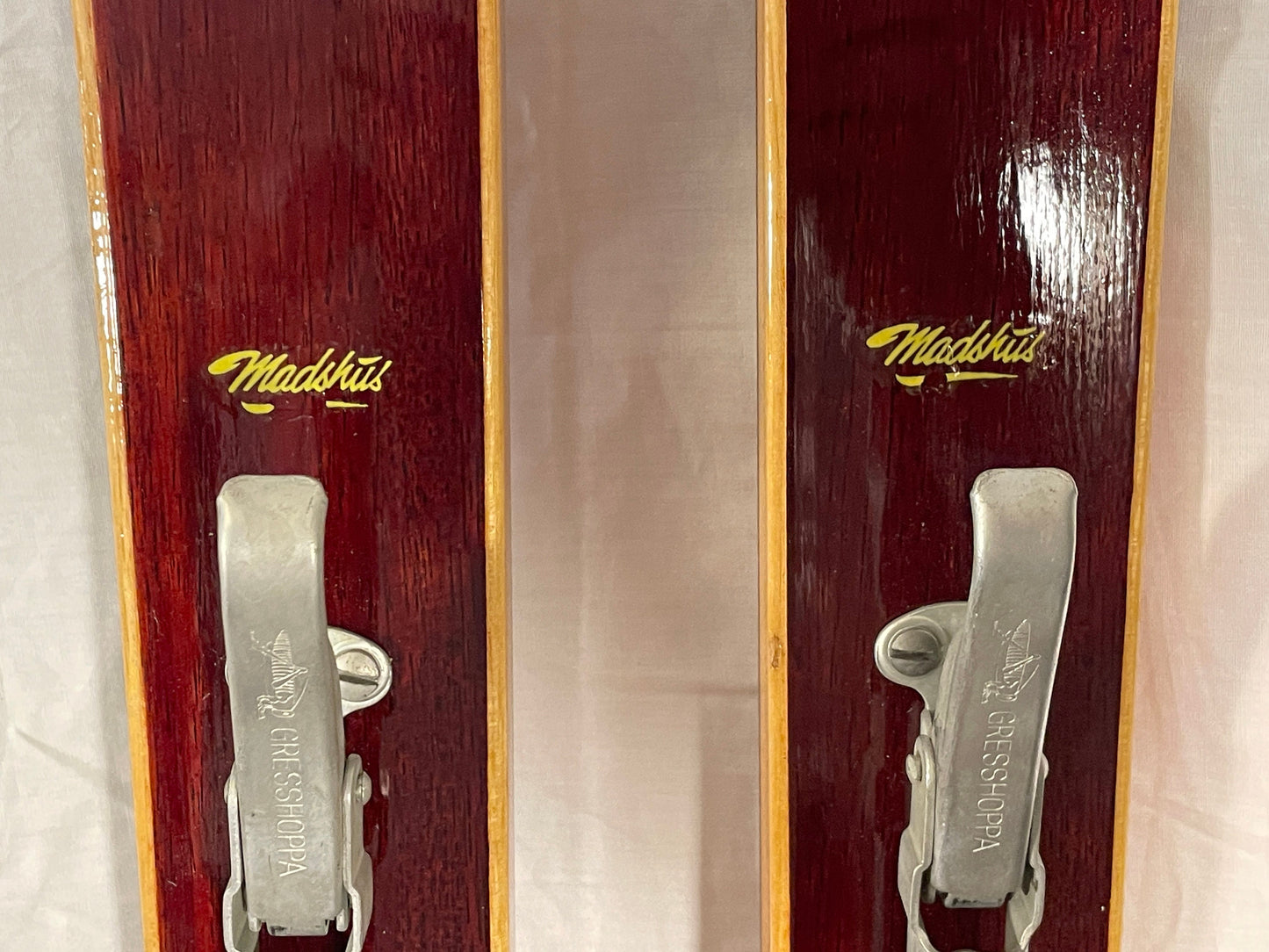190cm Madshus "Clipper" Cross-Country Touring Skis - early 1960s - BARELY USED!!!