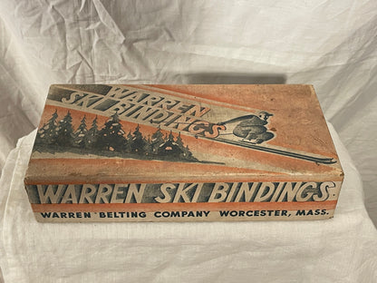 Vintage Downhill Ski Binding - 1950s - Warren Belting Company Worcester MA - UNUSED!!!