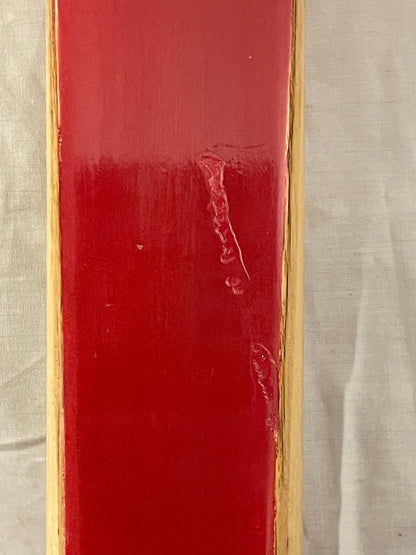 215cm Esko Järvinen Wood Cross-Country Racing Skis - Early 70s - Hickory Base/"Plastik" Edge!!!