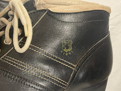 Size 45 (US Men's 11.5) - 1960s Hirvi of FINLAND All-Leather Cross-Country Ski Boots