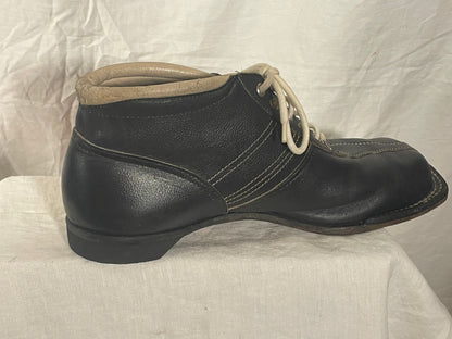 Size 45 (US Men's 11.5) - 1960s Hirvi of FINLAND All-Leather Cross-Country Ski Boots