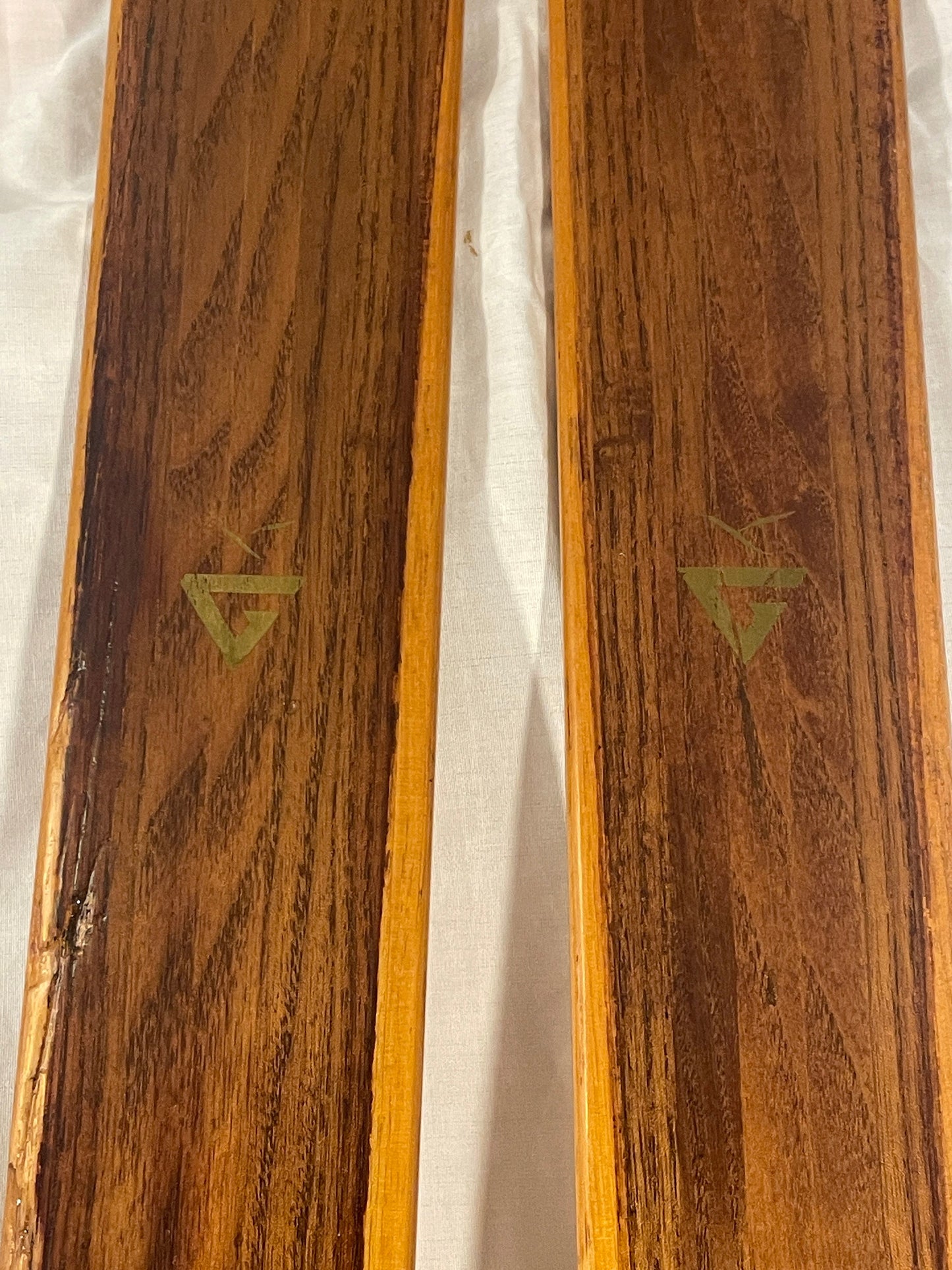 215cm Splitkein Early 1960s Wood Cross-Country Touring Skis - from NORWAY!!!