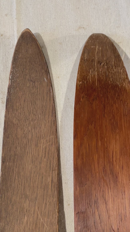 195cm Solid Hickory Cross-Country "Caveman Skis" - MADE in NORWAY!!!!
