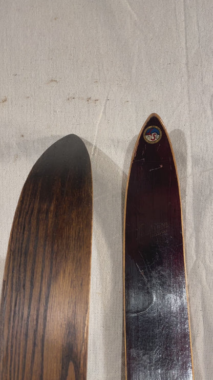 195cm Lampinen FINLAND "Kilpa 5" Wood Cross-Country Racing Skis - Great Shape!