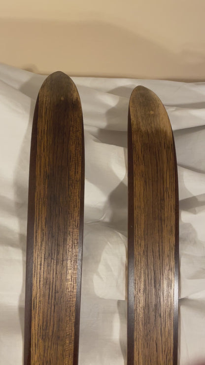 215cm Gresshoppa "Finse" Wood Cross-Country Skis - BEAUTIFUL condition - mid 1960s