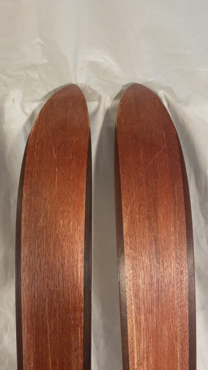 190cm Madshus "Clipper" Cross-Country Touring Skis - early 1960s - BARELY USED!!!