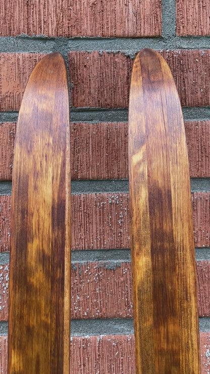 205cm Karhu "Erikoiskilpa" Wood Cross-Country Racing Skis - Beautiful Natural Color