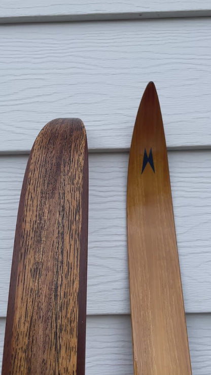 210cm 1970s Vintage Madshus Wood Cross-Country Skis - Wicked Nice!!!