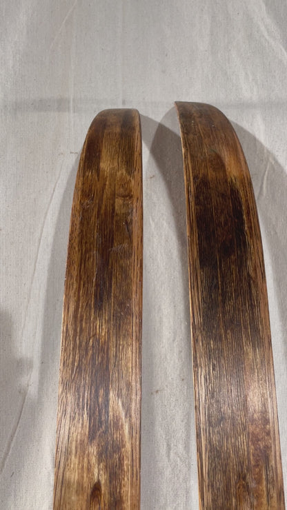 210cm Esko Järvinen "Erikoiskilpa" Wood Cross-Country Racing Skis - late '60s - SUPER LIGHT!!