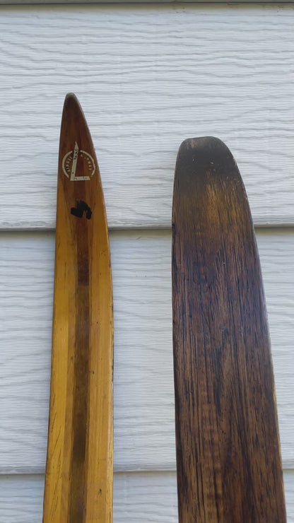 BARGAIN BIN!!! - 210cm Landsem Late 1960s Wood Cross-Country Racing Skis - NORWAY - Race Pedigree!!!