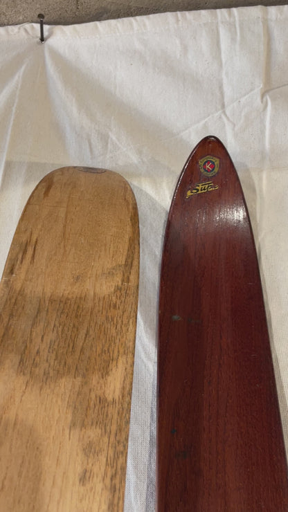 230cm Kongsberg Wood Jumping Skis from Early 1960s - Fabulous Condition!!!