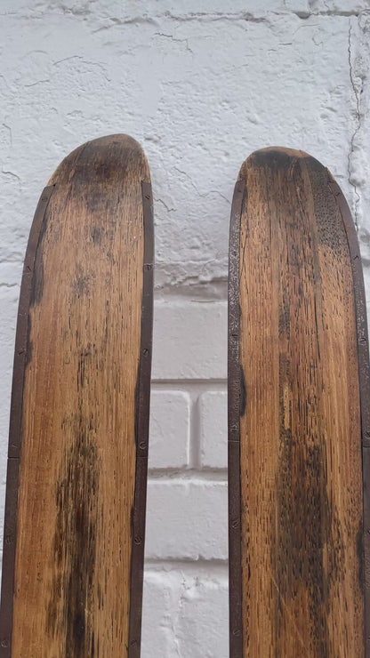 210cm Marius & Stein Eriksen Streamlines "Jet" Metal-Edge Alpine Skis - 1950s - Beautiful Original Condition!!!!