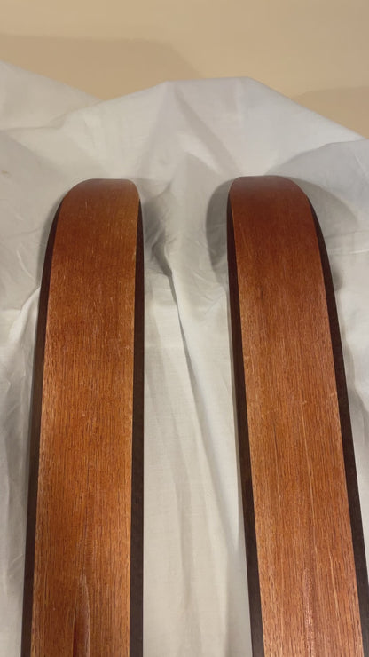 205cm Madshus "Clipper" Cross-Country Touring Skis - early 1960s - BARELY USED!!!