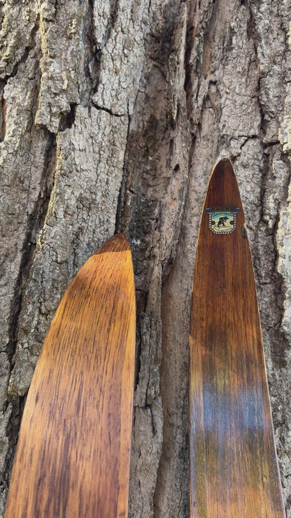 210cm Karhu "Erikoiskilpa" Wood Cross-Country Racing Skis - Brown/Ruskea