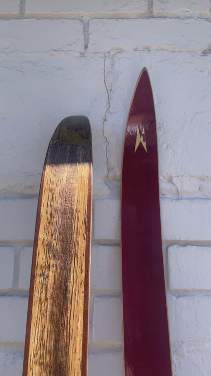 BARGAIN BIN!!! - 215cm Madshus Langrenn early 1970s Wood Cross-Country Skis