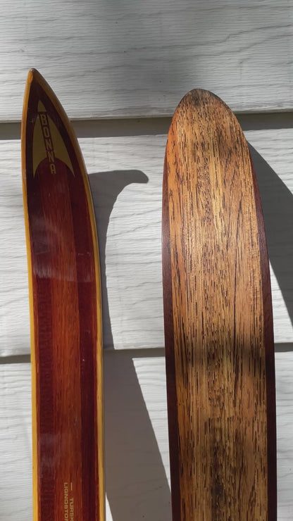 190cm Bonna 2400 Wood Cross-Country Skis - 1970s - from NORWAY!