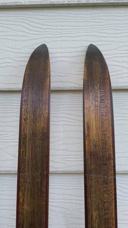 BARGAIN BIN!!! - 210cm Eggen 1970s Wood Cross-Country Racing Skis - Professionally Restored!!!