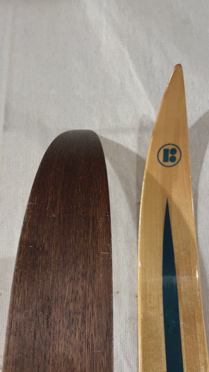 210cm Blå-Skia Wood Nordic Racing Skis - Late 70s - COMPLETELY UNUSED!!!