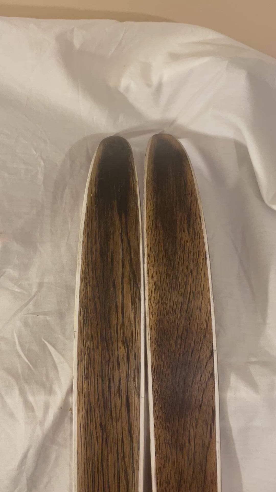 215cm Esko Järvinen Wood Cross-Country Racing Skis - Early 70s