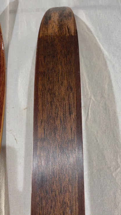 215cm Splitkein Early 1970s "Spesial" Wood Cross-Country Skis - Beautifully Restored!