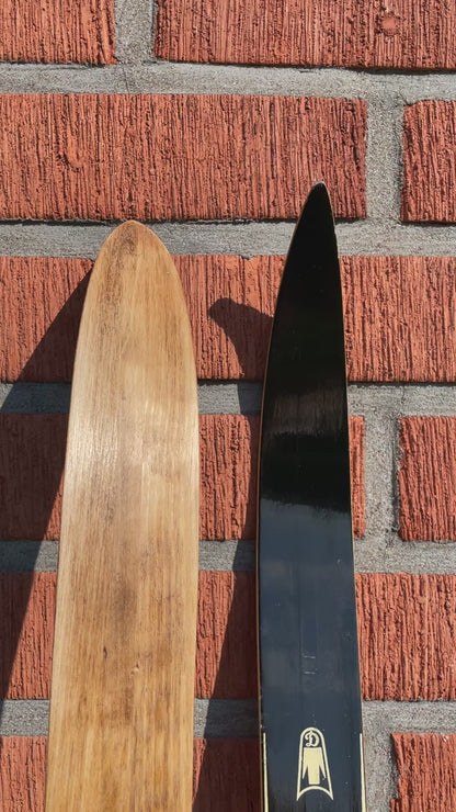 200cm Tallinn "Eksperimentaal Dünamo" 1970s Wood Cross-Country Skis - from USSR!!!